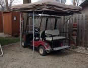 Automatic Cover for a Golf Cart