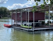 Pontoon Boat Cover opening